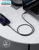 کابل 2متری فست شارژ PD آیفون انکر مدل PowerLine III Flow a8663
