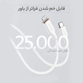 کابل 2متری فست شارژ PD آیفون انکر مدل PowerLine III Flow a8663