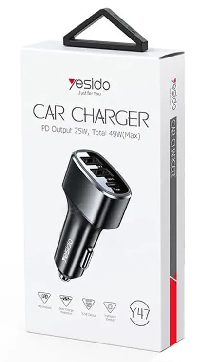 شارژر فندکی یسیدو مدل Y47