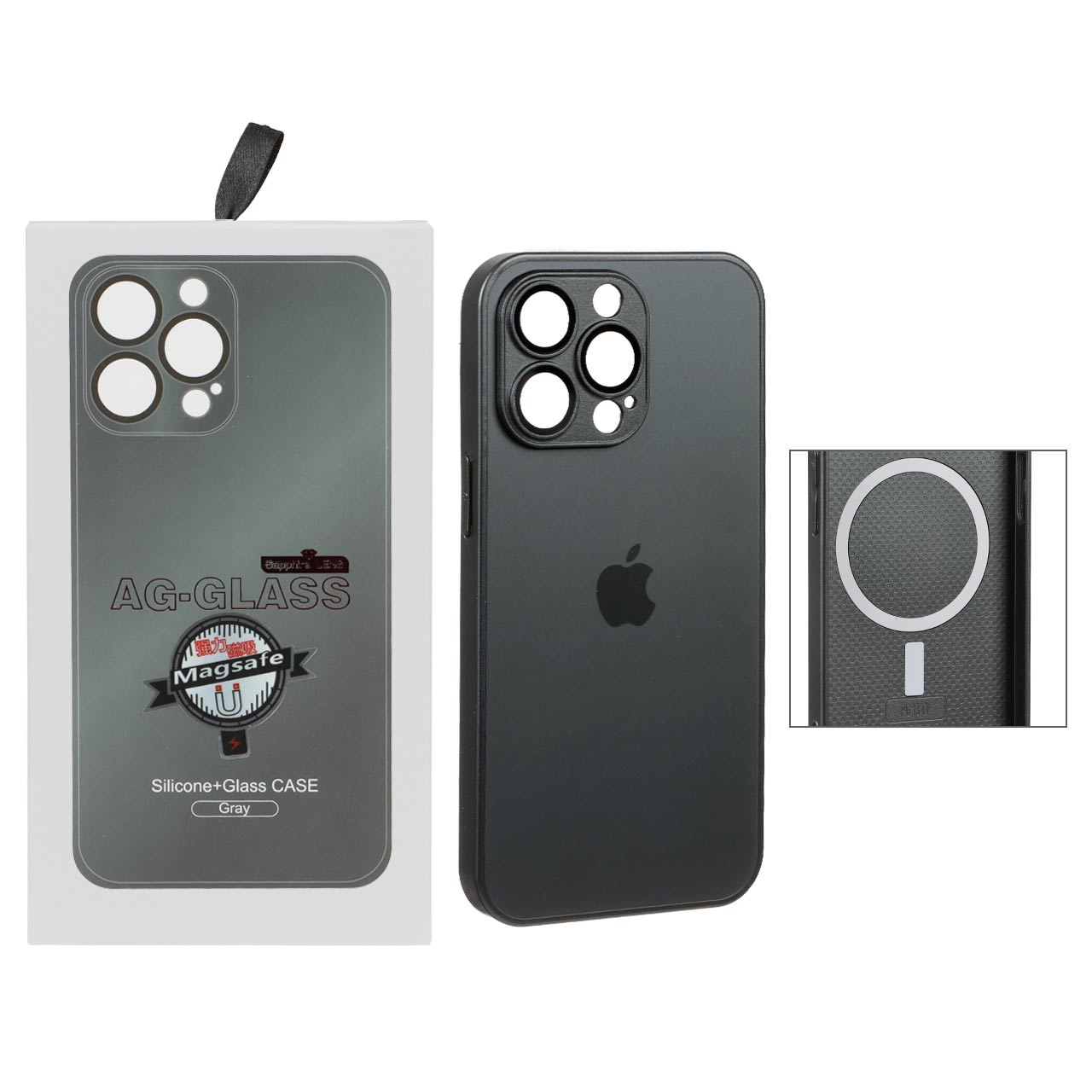 قاب AGglass مگ سیف برای آیفون 14ProMax